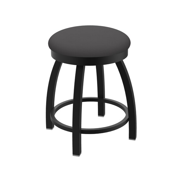 18" Swivel Vanity Stool, Black Wrinkle, Canter Storm Seat